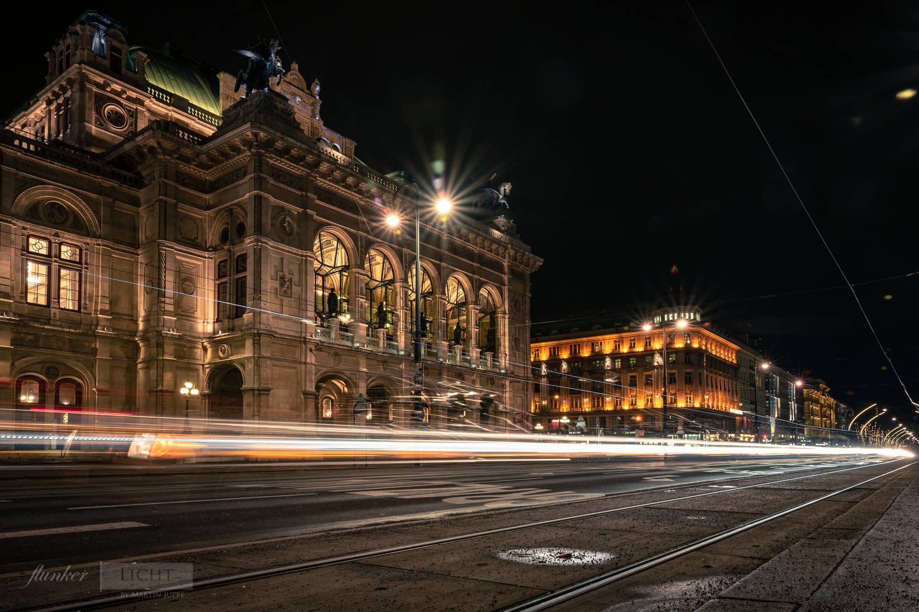 Staatsoper, Wien, Urban, Nacht